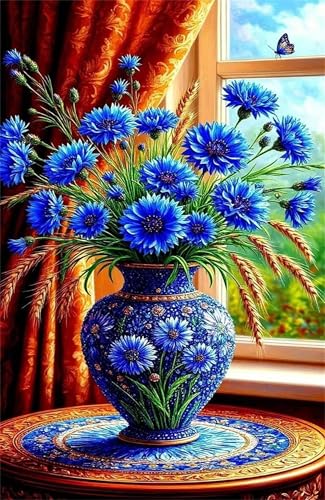 Puzzle 300 Teile für Erwachsene Blaue Blumen Impossible Game Pädagogisches Spiel Herausforderndes Rätsel 300 Teile Puzzles 40 x 28 cm Puzzle 300 Teile für Erwachsene Blaue Blumen Impossible Game Pädagogisches Spiel Herausforderndes Rätsel 300 Teile Puzzles 40 x 28 cm von Jiian