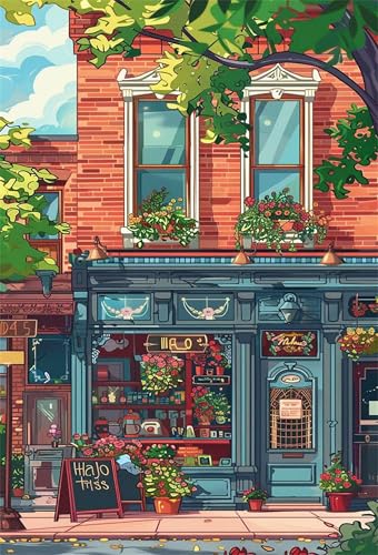 Puzzle 300 Teile für Erwachsene Cartoon Blumenladen Impossible Game Pädagogisches Spiel Herausforderndes Rätsel 300 Teile Puzzles 40 x 28 cm Puzzle 300 Teile für Erwachsene Cartoon Blumenladen Impossible Game Pädagogisches Spiel Herausforderndes Rätsel 300 Teile Puzzles 40 x 28 cm von Jiian