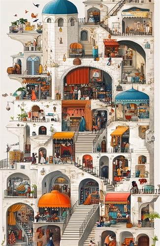 Puzzle 300 Teile für Erwachsene Cartoon Stadt Impossible Game Pädagogisches Spiel Herausforderndes Rätsel 300 Teile Puzzles 40 x 28 cm Puzzle 300 Teile für Erwachsene Cartoon Stadt Impossible Game Pädagogisches Spiel Herausforderndes Rätsel 300 Teile Puzzles 40 x 28 cm von Jiian