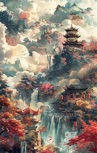Puzzle 300 Teile für Erwachsene Chinesische Landschaft Impossible Game Pädagogisches Spiel Herausforderndes Rätsel 300 Teile Puzzles 40 x 28 cm Puzzle 300 Teile für Erwachsene Chinesische Landschaft Impossible Game Pädagogisches Spiel Herausforderndes Rätsel 300 Teile Puzzles 40 x 28 cm von Jiian