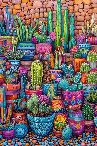 Puzzle 300 Teile für Erwachsene Kaktus Impossible Game Pädagogisches Spiel Herausforderndes Rätsel 300 Teile Puzzles 40 x 28 cm Puzzle 300 Teile für Erwachsene Kaktus Impossible Game Pädagogisches Spiel Herausforderndes Rätsel 300 Teile Puzzles 40 x 28 cm von Jiian