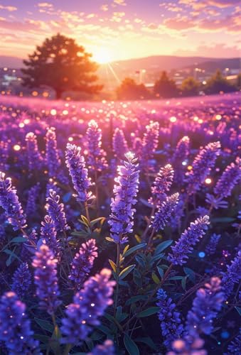 Puzzle 300 Teile für Erwachsene Lavendel Sonnenaufgang Impossible Game Pädagogisches Spiel Herausforderndes Rätsel 300 Teile Puzzles 40 x 28 cm Puzzle 300 Teile für Erwachsene Lavendel Sonnenaufgang Impossible Game Pädagogisches Spiel Herausforderndes Rätsel 300 Teile Puzzles 40 x 28 cm von Jiian