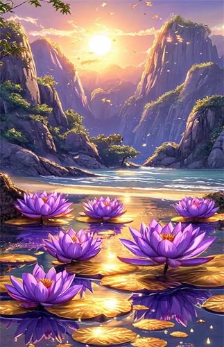 Puzzle 300 Teile für Erwachsene Lila Lotus Sonnenaufgang Impossible Game Pädagogisches Spiel Herausforderndes Rätsel 300 Teile Puzzles 40 x 28 cm Puzzle 300 Teile für Erwachsene Lila Lotus Sonnenaufgang Impossible Game Pädagogisches Spiel Herausforderndes Rätsel 300 Teile Puzzles 40 x 28 cm von Jiian