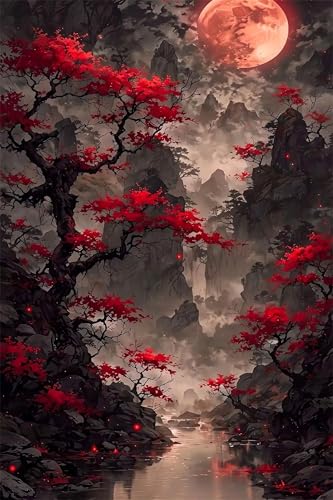 Puzzle 300 Teile für Erwachsene Mond Tuschemalerei Impossible Game Pädagogisches Spiel Herausforderndes Rätsel 300 Teile Puzzles 40 x 28 cm Puzzle 300 Teile für Erwachsene Mond Tuschemalerei Impossible Game Pädagogisches Spiel Herausforderndes Rätsel 300 Teile Puzzles 40 x 28 cm von Jiian