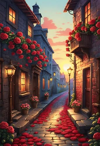 Puzzle 300 Teile für Erwachsene Rote Rosenstraße Impossible Game Pädagogisches Spiel Herausforderndes Rätsel 300 Teile Puzzles 40 x 28 cm Puzzle 300 Teile für Erwachsene Rote Rosenstraße Impossible Game Pädagogisches Spiel Herausforderndes Rätsel 300 Teile Puzzles 40 x 28 cm von Jiian