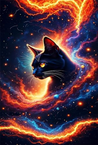 Puzzle 300 Teile für Erwachsene Sternenhimmel Katze Impossible Game Pädagogisches Spiel Herausforderndes Rätsel 300 Teile Puzzles 40 x 28 cm Puzzle 300 Teile für Erwachsene Sternenhimmel Katze Impossible Game Pädagogisches Spiel Herausforderndes Rätsel 300 Teile Puzzles 40 x 28 cm von Jiian
