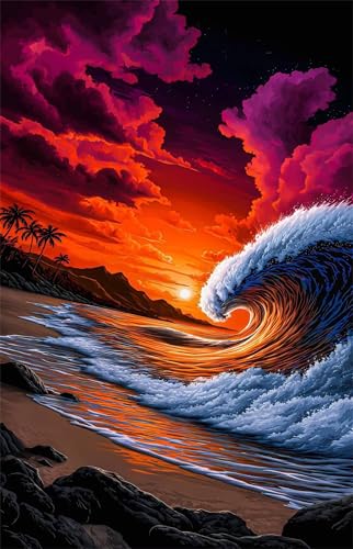 Puzzle 300 Teile für Erwachsene Wellenlandschaft Impossible Game Pädagogisches Spiel Herausforderndes Rätsel 300 Teile Puzzles 40 x 28 cm Puzzle 300 Teile für Erwachsene Wellenlandschaft Impossible Game Pädagogisches Spiel Herausforderndes Rätsel 300 Teile Puzzles 40 x 28 cm von Jiian