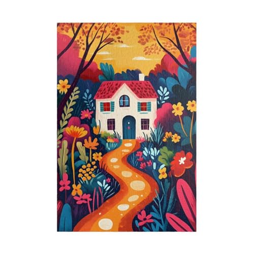 Puzzle 500 Teile, Cartoon Landschaft Puzzle für Erwachsene 52 x 38 cm Herausforderndes Rätsel Puzzlespiele für Die Ganze Familie Geschenke für Frauen Männer Puzzles 500 Puzzle 500 Teile, Cartoon Landschaft Puzzle für Erwachsene 52 x 38 cm Herausforderndes Rätsel Puzzlespiele für Die Ganze Familie Geschenke für Frauen Männer Puzzles 500 von Jiian
