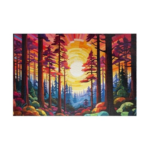 Puzzle 500 Teile, Dschungel Sonnenaufgang Puzzle für Erwachsene 52 x 38 cm Herausforderndes Rätsel Puzzlespiele für Die Ganze Familie Geschenke für Frauen Männer Puzzles 500 Puzzle 500 Teile, Dschungel Sonnenaufgang Puzzle für Erwachsene 52 x 38 cm Herausforderndes Rätsel Puzzlespiele für Die Ganze Familie Geschenke für Frauen Männer Puzzles 500 von Jiian