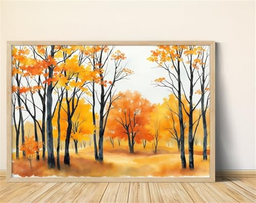 Puzzle 500 Teile, Herbstbaum Puzzle für Erwachsene 52 x 38 cm Herausforderndes Rätsel Puzzlespiele für Die Ganze Familie Geschenke für Frauen Männer Puzzles 500 von Jiian