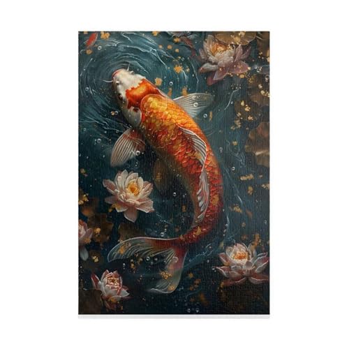 Puzzle 500 Teile, Koi Blume Puzzle für Erwachsene 52 x 38 cm Herausforderndes Rätsel Puzzlespiele für Die Ganze Familie Geschenke für Frauen Männer Puzzles 500 Puzzle 500 Teile, Koi Blume Puzzle für Erwachsene 52 x 38 cm Herausforderndes Rätsel Puzzlespiele für Die Ganze Familie Geschenke für Frauen Männer Puzzles 500 von Jiian