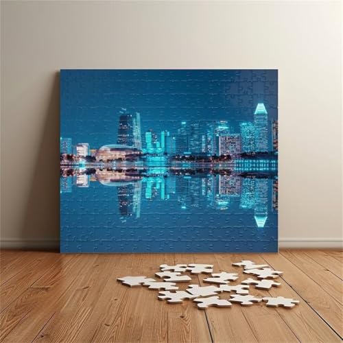 Puzzle 500 Teile, Nachtansicht Der Stadt Puzzle für Erwachsene 52 x 38 cm Herausforderndes Rätsel Puzzlespiele für Die Ganze Familie Geschenke für Frauen Männer Puzzles 500 Puzzle 500 Teile, Nachtansicht Der Stadt Puzzle für Erwachsene 52 x 38 cm Herausforderndes Rätsel Puzzlespiele für Die Ganze Familie Geschenke für Frauen Männer Puzzles 500 von Jiian