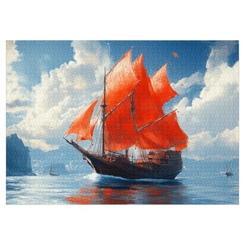 Puzzle 500 Teile, Ozean Segelboot Puzzle für Erwachsene 52 x 38 cm Herausforderndes Rätsel Puzzlespiele für Die Ganze Familie Geschenke für Frauen Männer Puzzles 500 Puzzle 500 Teile, Ozean Segelboot Puzzle für Erwachsene 52 x 38 cm Herausforderndes Rätsel Puzzlespiele für Die Ganze Familie Geschenke für Frauen Männer Puzzles 500 von Jiian