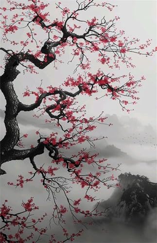 Puzzle 500 Teile, Pflaumenblütenlandschaft Puzzle für Erwachsene 52 x 38 cm Herausforderndes Rätsel Puzzlespiele für Die Ganze Familie Geschenke für Frauen Männer Puzzles 500 Puzzle 500 Teile, Pflaumenblütenlandschaft Puzzle für Erwachsene 52 x 38 cm Herausforderndes Rätsel Puzzlespiele für Die Ganze Familie Geschenke für Frauen Männer Puzzles 500 von Jiian