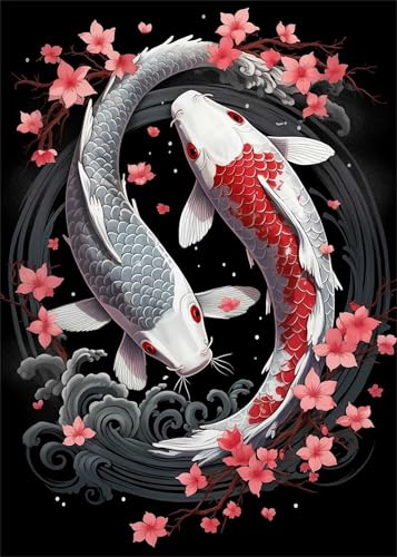 Puzzle 500 Teile, Rosa Blumenkoi Puzzle für Erwachsene 52 x 38 cm Herausforderndes Rätsel Puzzlespiele für Die Ganze Familie Geschenke für Frauen Männer Puzzles 500 Puzzle 500 Teile, Rosa Blumenkoi Puzzle für Erwachsene 52 x 38 cm Herausforderndes Rätsel Puzzlespiele für Die Ganze Familie Geschenke für Frauen Männer Puzzles 500 von Jiian