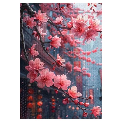 Puzzle 500 Teile, Rosa Pflaumenblüte Puzzle für Erwachsene 52 x 38 cm Herausforderndes Rätsel Puzzlespiele für Die Ganze Familie Geschenke für Frauen Männer Puzzles 500 Puzzle 500 Teile, Rosa Pflaumenblüte Puzzle für Erwachsene 52 x 38 cm Herausforderndes Rätsel Puzzlespiele für Die Ganze Familie Geschenke für Frauen Männer Puzzles 500 von Jiian