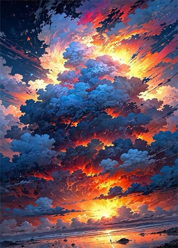 Puzzle 500 Teile, Sonnenaufgang Wolken Puzzle für Erwachsene 52 x 38 cm Herausforderndes Rätsel Puzzlespiele für Die Ganze Familie Geschenke für Frauen Männer Puzzles 500 Puzzle 500 Teile, Sonnenaufgang Wolken Puzzle für Erwachsene 52 x 38 cm Herausforderndes Rätsel Puzzlespiele für Die Ganze Familie Geschenke für Frauen Männer Puzzles 500 von Jiian