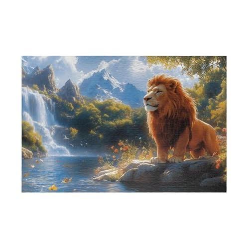 Puzzle 500 Teile, Tiere Löwen Puzzle für Erwachsene 52 x 38 cm Herausforderndes Rätsel Puzzlespiele für Die Ganze Familie Geschenke für Frauen Männer Puzzles 500 Puzzle 500 Teile, Tiere Löwen Puzzle für Erwachsene 52 x 38 cm Herausforderndes Rätsel Puzzlespiele für Die Ganze Familie Geschenke für Frauen Männer Puzzles 500 von Jiian