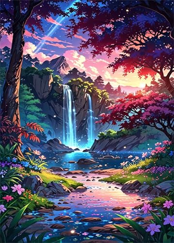 Puzzle 500 Teile, Wasserfall Dschungel Puzzle für Erwachsene 52 x 38 cm Herausforderndes Rätsel Puzzlespiele für Die Ganze Familie Geschenke für Frauen Männer Puzzles 500 Puzzle 500 Teile, Wasserfall Dschungel Puzzle für Erwachsene 52 x 38 cm Herausforderndes Rätsel Puzzlespiele für Die Ganze Familie Geschenke für Frauen Männer Puzzles 500 von Jiian