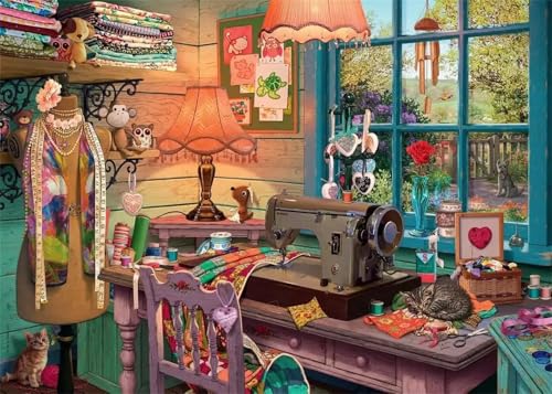 Puzzle 500 Teile, Zimmertier Katze Puzzle für Erwachsene 52 x 38 cm Herausforderndes Rätsel Puzzlespiele für Die Ganze Familie Geschenke für Frauen Männer Puzzles 500 Puzzle 500 Teile, Zimmertier Katze Puzzle für Erwachsene 52 x 38 cm Herausforderndes Rätsel Puzzlespiele für Die Ganze Familie Geschenke für Frauen Männer Puzzles 500 von Jiian