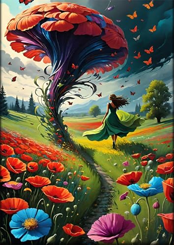 Puzzle 500 Teile Erwachsene Blume Schmetterling Mädchen 52 x 38 cm, Pädagogisches Spiel, Kreative Unterhaltung, Spaß, Klassisches Puzzle für Erwachsene Puzzle 500 Puzzle 500 Teile Erwachsene Blume Schmetterling Mädchen 52 x 38 cm, Pädagogisches Spiel, Kreative Unterhaltung, Spaß, Klassisches Puzzle für Erwachsene Puzzle 500 von Jiian