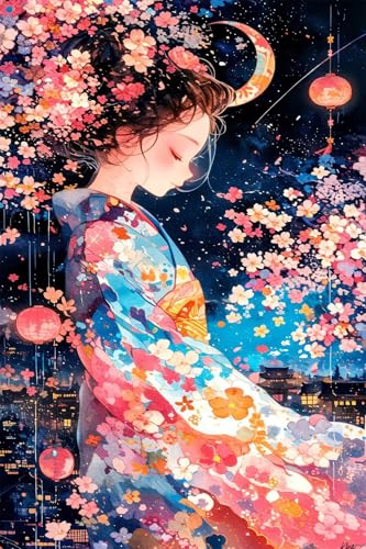 Puzzle 500 Teile Erwachsene Mädchen Blume Mond 52 x 38 cm, Pädagogisches Spiel, Kreative Unterhaltung, Spaß, Klassisches Puzzle für Erwachsene Puzzle 500 Puzzle 500 Teile Erwachsene Mädchen Blume Mond 52 x 38 cm, Pädagogisches Spiel, Kreative Unterhaltung, Spaß, Klassisches Puzzle für Erwachsene Puzzle 500 von Jiian