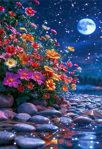 Puzzle 500 Teile Erwachsene Mondblumen Kieselsteine 52 x 38 cm, Pädagogisches Spiel, Kreative Unterhaltung, Spaß, Klassisches Puzzle für Erwachsene Puzzle 500 Puzzle 500 Teile Erwachsene Mondblumen Kieselsteine 52 x 38 cm, Pädagogisches Spiel, Kreative Unterhaltung, Spaß, Klassisches Puzzle für Erwachsene Puzzle 500 von Jiian