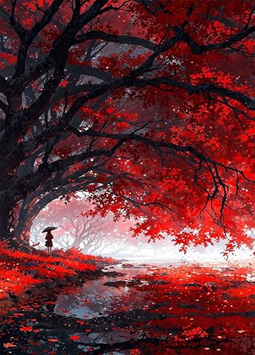 Puzzle 500 Teile Erwachsene Rot Ahorn Wälder 52 x 38 cm, Pädagogisches Spiel, Kreative Unterhaltung, Spaß, Klassisches Puzzle für Erwachsene Puzzle 500 Puzzle 500 Teile Erwachsene Rot Ahorn Wälder 52 x 38 cm, Pädagogisches Spiel, Kreative Unterhaltung, Spaß, Klassisches Puzzle für Erwachsene Puzzle 500 von Jiian
