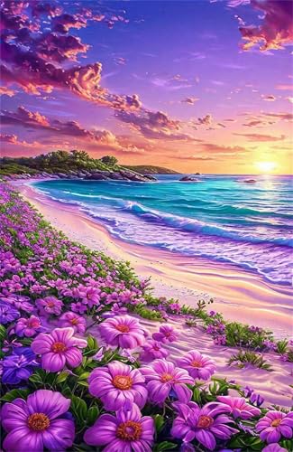 Puzzle 500 Teile Erwachsene Sonnenaufgang Ozean Blumen 52 x 38 cm, Pädagogisches Spiel, Kreative Unterhaltung, Spaß, Klassisches Puzzle für Erwachsene Puzzle 500 Puzzle 500 Teile Erwachsene Sonnenaufgang Ozean Blumen 52 x 38 cm, Pädagogisches Spiel, Kreative Unterhaltung, Spaß, Klassisches Puzzle für Erwachsene Puzzle 500 von Jiian