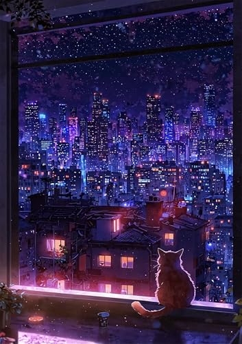 Puzzle 500 Teile Erwachsene Sternenhimmelstadt 52 x 38 cm, Pädagogisches Spiel, Kreative Unterhaltung, Spaß, Klassisches Puzzle für Erwachsene Puzzle 500 Puzzle 500 Teile Erwachsene Sternenhimmelstadt 52 x 38 cm, Pädagogisches Spiel, Kreative Unterhaltung, Spaß, Klassisches Puzzle für Erwachsene Puzzle 500 von Jiian