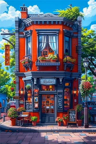 Puzzle 500 Teile Erwachsene Straßenblumen 52 x 38 cm, Pädagogisches Spiel, Kreative Unterhaltung, Spaß, Klassisches Puzzle für Erwachsene Puzzle 500 von Jiian