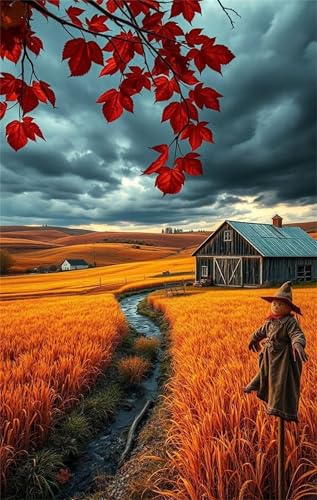 Puzzle 500 Teile Erwachsene Weizenfeldlandschaft 52 x 38 cm, Pädagogisches Spiel, Kreative Unterhaltung, Spaß, Klassisches Puzzle für Erwachsene Puzzle 500 Puzzle 500 Teile Erwachsene Weizenfeldlandschaft 52 x 38 cm, Pädagogisches Spiel, Kreative Unterhaltung, Spaß, Klassisches Puzzle für Erwachsene Puzzle 500 von Jiian