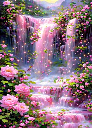 Puzzle 520 Teile für Erwachsene Rosa Blumenwasserfall Impossible Game Pädagogisches Spiel Herausforderndes Rätsel 520 Teile Puzzles 52 x 38 cm Puzzle 520 Teile für Erwachsene Rosa Blumenwasserfall Impossible Game Pädagogisches Spiel Herausforderndes Rätsel 520 Teile Puzzles 52 x 38 cm von Jiian