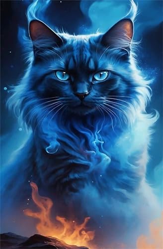 Puzzle 520 Teile für Erwachsene Süße Tierkatze Impossible Game Pädagogisches Spiel Herausforderndes Rätsel 520 Teile Puzzles 52 x 38 cm von Jiian
