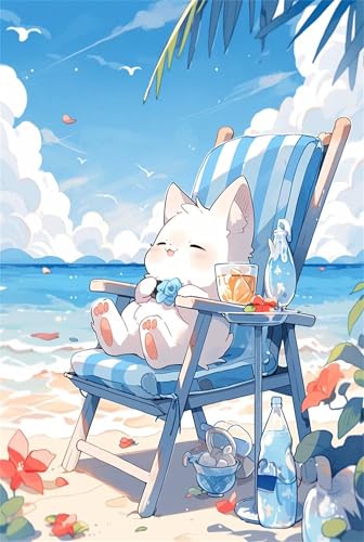 Puzzle 70 Teile für Erwachsene Anime Strandkatze Impossible Game Pädagogisches Spiel Herausforderndes Rätsel 70 Teile Puzzles 20 x 15 cm Puzzle 70 Teile für Erwachsene Anime Strandkatze Impossible Game Pädagogisches Spiel Herausforderndes Rätsel 70 Teile Puzzles 20 x 15 cm von Jiian