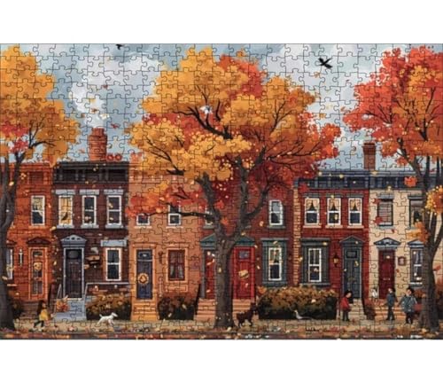 Puzzle 70 Teile für Erwachsene Herbststadt Impossible Game Pädagogisches Spiel Herausforderndes Rätsel 70 Teile Puzzles 20 x 15 cm Puzzle 70 Teile für Erwachsene Herbststadt Impossible Game Pädagogisches Spiel Herausforderndes Rätsel 70 Teile Puzzles 20 x 15 cm von Jiian