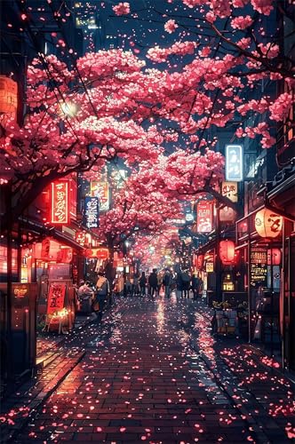 Puzzle 70 Teile für Erwachsene Rosa Blumenstraße Impossible Game Pädagogisches Spiel Herausforderndes Rätsel 70 Teile Puzzles 20 x 15 cm Puzzle 70 Teile für Erwachsene Rosa Blumenstraße Impossible Game Pädagogisches Spiel Herausforderndes Rätsel 70 Teile Puzzles 20 x 15 cm von Jiian