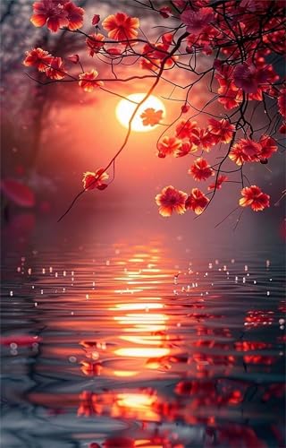 Puzzle 70 Teile für Erwachsene Sonnenuntergang Rote Blumen Impossible Game Pädagogisches Spiel Herausforderndes Rätsel 70 Teile Puzzles 20 x 15 cm Puzzle 70 Teile für Erwachsene Sonnenuntergang Rote Blumen Impossible Game Pädagogisches Spiel Herausforderndes Rätsel 70 Teile Puzzles 20 x 15 cm von Jiian