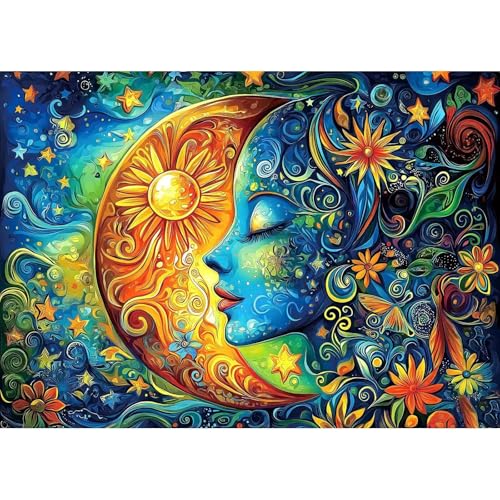 Puzzle 700 Teile, Mondmädchen Blumen Puzzle für Erwachsene 52 x 38 cm Herausforderndes Rätsel Puzzlespiele für Die Ganze Familie Geschenke für Frauen Männer Puzzles 700 Puzzle 700 Teile, Mondmädchen Blumen Puzzle für Erwachsene 52 x 38 cm Herausforderndes Rätsel Puzzlespiele für Die Ganze Familie Geschenke für Frauen Männer Puzzles 700 von Jiian