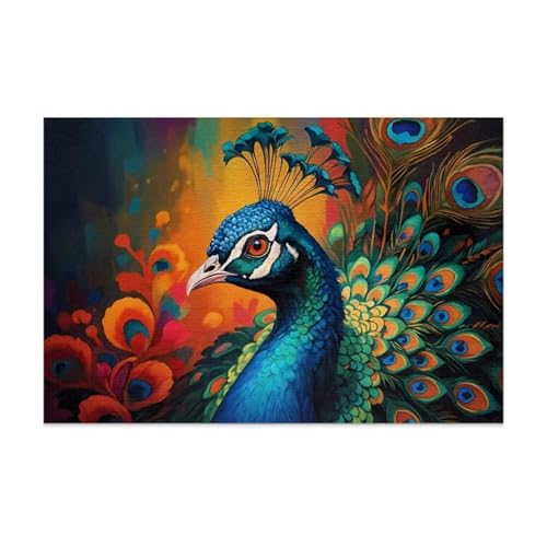 Puzzle 700 Teile, Pfau Tier Puzzle für Erwachsene 52 x 38 cm Herausforderndes Rätsel Puzzlespiele für Die Ganze Familie Geschenke für Frauen Männer Puzzles 700 Puzzle 700 Teile, Pfau Tier Puzzle für Erwachsene 52 x 38 cm Herausforderndes Rätsel Puzzlespiele für Die Ganze Familie Geschenke für Frauen Männer Puzzles 700 von Jiian