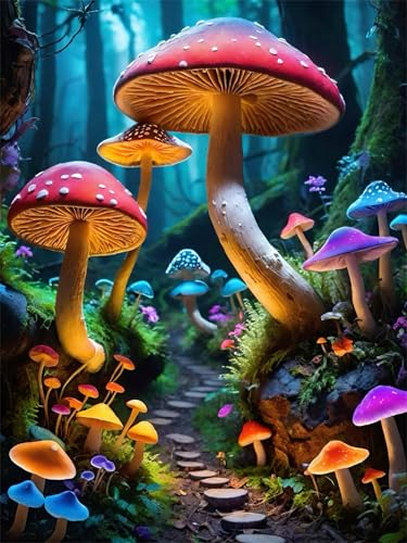 Puzzle 700 Teile, Pilz Puzzle für Erwachsene 52 x 38 cm Herausforderndes Rätsel Puzzlespiele für Die Ganze Familie Geschenke für Frauen Männer Puzzles 700 von Jiian