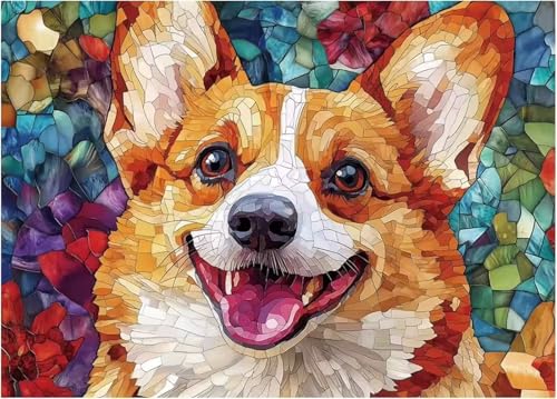 Puzzle 700 Teile, Tiere Hunde Puzzle für Erwachsene 52 x 38 cm Herausforderndes Rätsel Puzzlespiele für Die Ganze Familie Geschenke für Frauen Männer Puzzles 700 von Jiian