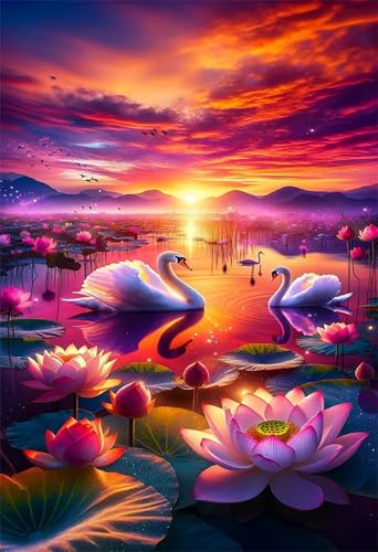 Puzzle 700 Teile Erwachsene Sonnenuntergang Schwan Lotus 52 x 38 cm, Pädagogisches Spiel, Kreative Unterhaltung, Spaß, Klassisches Puzzle für Erwachsene Puzzle 700 Puzzle 700 Teile Erwachsene Sonnenuntergang Schwan Lotus 52 x 38 cm, Pädagogisches Spiel, Kreative Unterhaltung, Spaß, Klassisches Puzzle für Erwachsene Puzzle 700 von Jiian