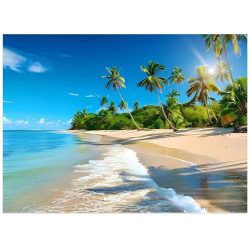 Puzzle 700 Teile Erwachsene Tropischer Pflanzenstrand 52 x 38 cm, Pädagogisches Spiel, Kreative Unterhaltung, Spaß, Klassisches Puzzle für Erwachsene Puzzle 700 von Jiian