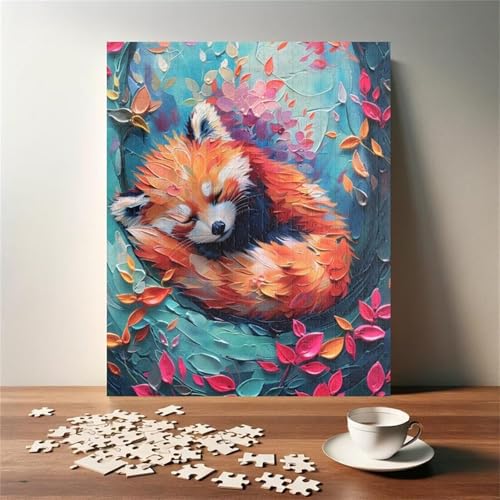 Puzzles für Erwachsene 1000 Teile Aquarell Tiere 75 x 50 cm Puzzle Erwachsene Klassische Puzzles Pädagogisches Spiel Impossible Herausforderung 1000 Teile Puzzle von Jiian