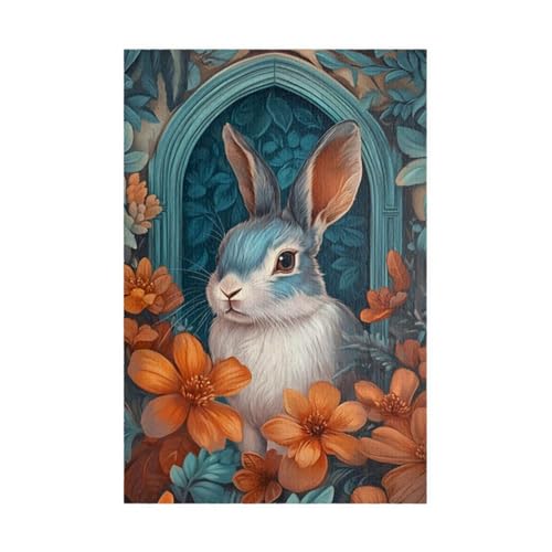 Puzzles für Erwachsene 1000 Teile Blume Kaninchen Tier 75 x 50 cm Puzzle Erwachsene Klassische Puzzles Pädagogisches Spiel Impossible Herausforderung 1000 Teile Puzzle Puzzles für Erwachsene 1000 Teile Blume Kaninchen Tier 75 x 50 cm Puzzle Erwachsene Klassische Puzzles Pädagogisches Spiel Impossible Herausforderung 1000 Teile Puzzle von Jiian