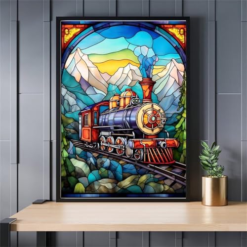Puzzles für Erwachsene 1000 Teile Buntglaszug 75 x 50 cm Puzzle Erwachsene Klassische Puzzles Pädagogisches Spiel Impossible Herausforderung 1000 Teile Puzzle Puzzles für Erwachsene 1000 Teile Buntglaszug 75 x 50 cm Puzzle Erwachsene Klassische Puzzles Pädagogisches Spiel Impossible Herausforderung 1000 Teile Puzzle von Jiian