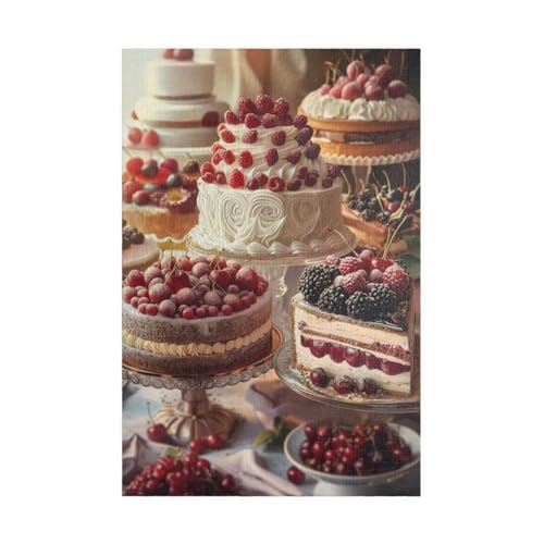 Puzzles für Erwachsene 1000 Teile Früchtekuchen 75 x 50 cm Puzzle Erwachsene Klassische Puzzles Pädagogisches Spiel Impossible Herausforderung 1000 Teile Puzzle Puzzles für Erwachsene 1000 Teile Früchtekuchen 75 x 50 cm Puzzle Erwachsene Klassische Puzzles Pädagogisches Spiel Impossible Herausforderung 1000 Teile Puzzle von Jiian