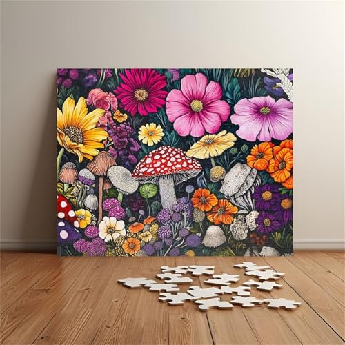 Puzzles für Erwachsene 1000 Teile Pilzblume 75 x 50 cm Puzzle Erwachsene Klassische Puzzles Pädagogisches Spiel Impossible Herausforderung 1000 Teile Puzzle Puzzles für Erwachsene 1000 Teile Pilzblume 75 x 50 cm Puzzle Erwachsene Klassische Puzzles Pädagogisches Spiel Impossible Herausforderung 1000 Teile Puzzle von Jiian