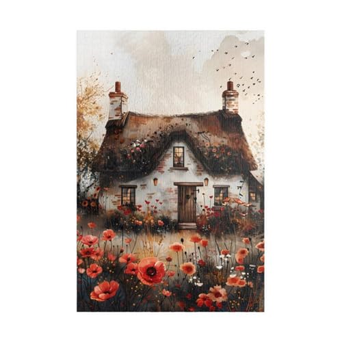 Puzzles für Erwachsene 1000 Teile Rosa Blumenhaus 75 x 50 cm Puzzle Erwachsene Klassische Puzzles Pädagogisches Spiel Impossible Herausforderung 1000 Teile Puzzle Puzzles für Erwachsene 1000 Teile Rosa Blumenhaus 75 x 50 cm Puzzle Erwachsene Klassische Puzzles Pädagogisches Spiel Impossible Herausforderung 1000 Teile Puzzle von Jiian